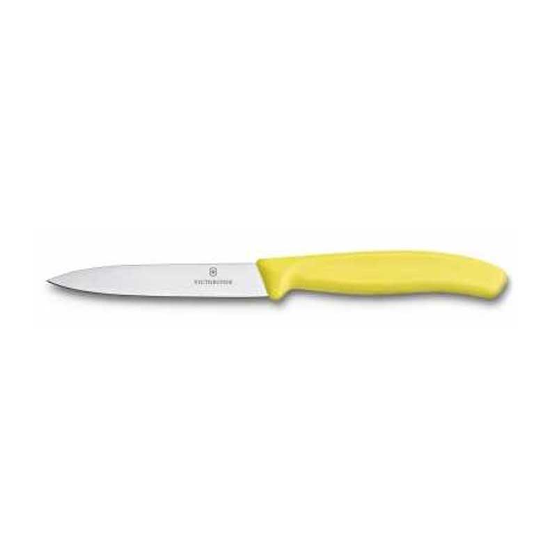 Victorinox 10 cm Soyma Bıçağı Sarı